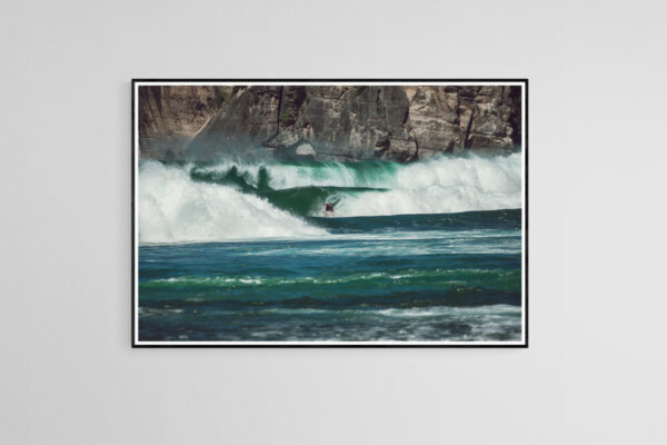 Printed fine art SumbawaSurf photography with frame
