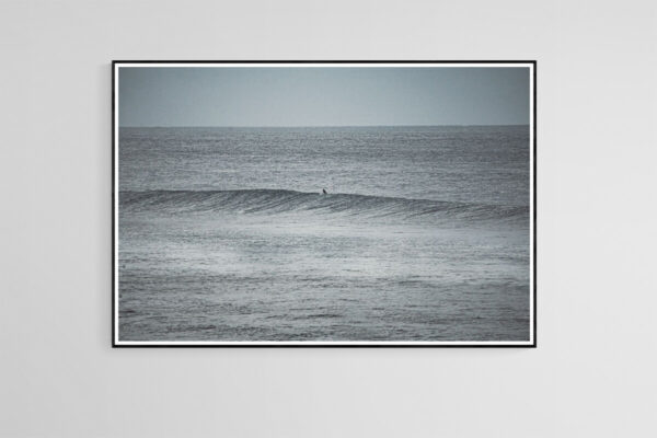 Printed fine art Bali Surf photography with frame