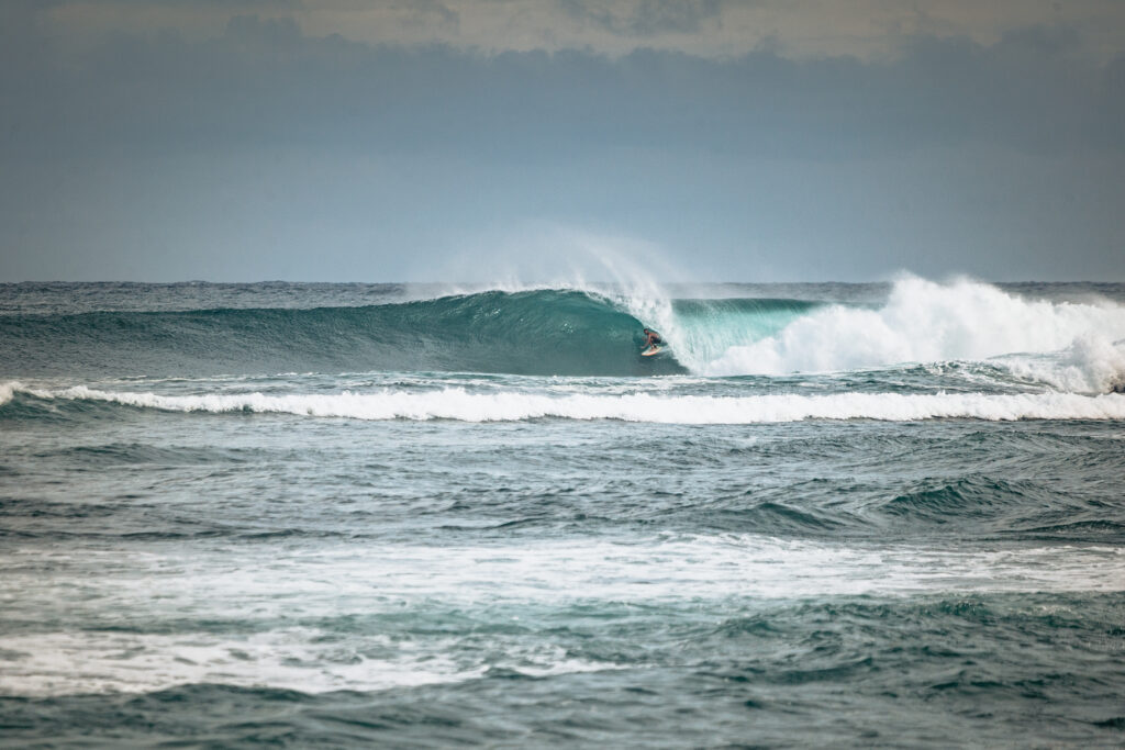 Bali Surf Photography - Perfect Right Hander Wave in Bali East Coast